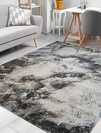 Tapis salon et chambre tissé motif abstrait DELAMER