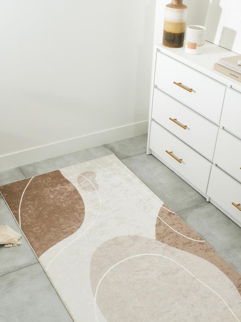 Tapis salon et chambre tissé motif abstrait GUTOPIA 1 Beige - Kiabi