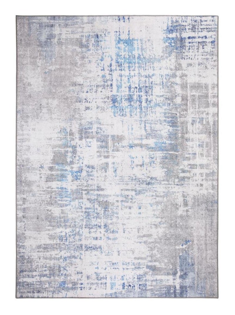 Tapis salon et chambre tissé motif abstrait JUNTO Ecru - Kiabi