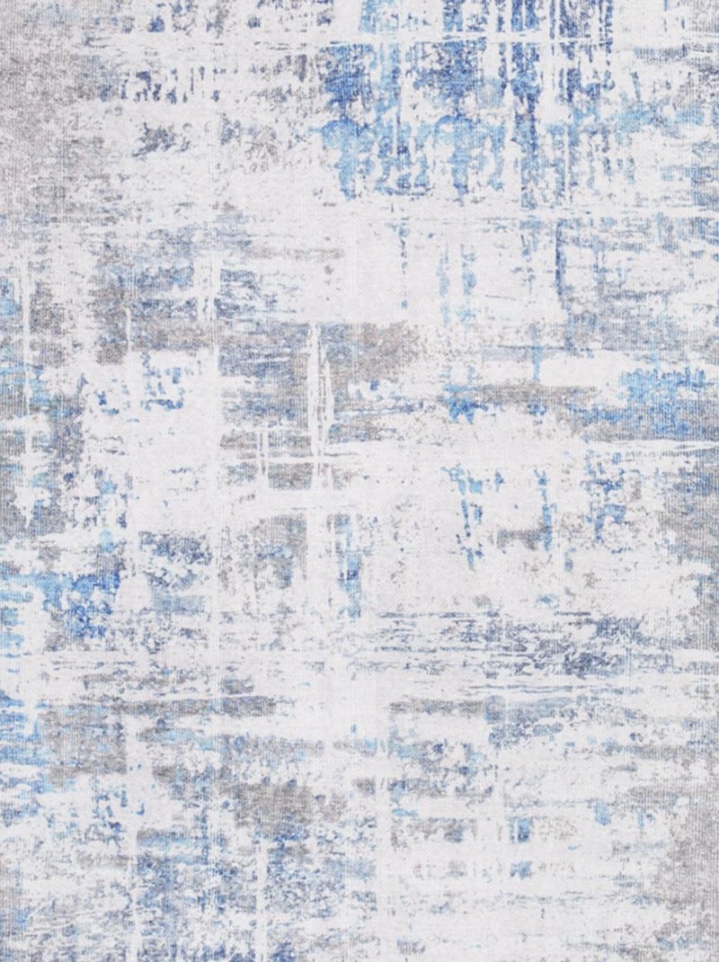 Tapis salon et chambre tissé motif abstrait JUNTO Ecru - Kiabi
