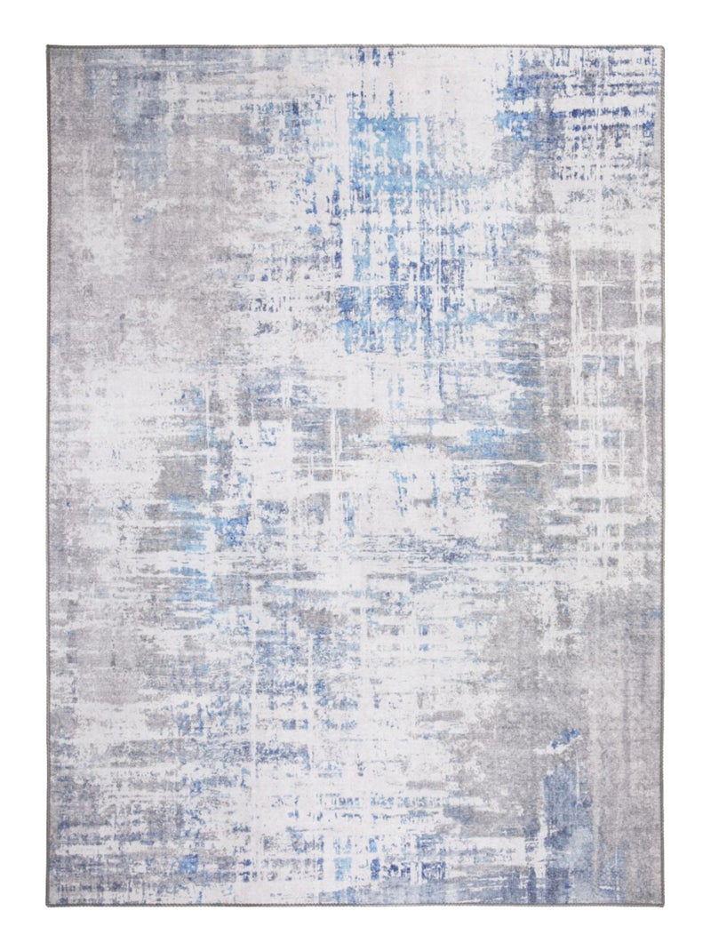 Tapis salon et chambre tissé motif abstrait JUNTO Ecru - Kiabi
