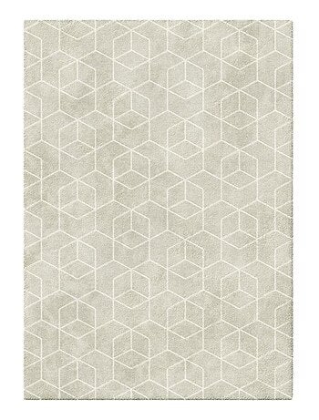 Tapis salon et chambre tissé motif abstrait LUCEN 8