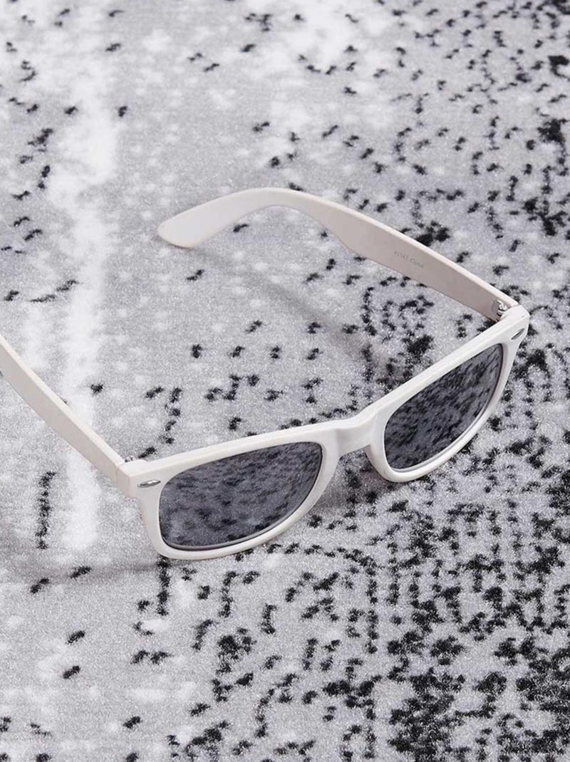 Tapis salon et chambre tissé motif abstrait LYN1 TABLO Gris - Kiabi