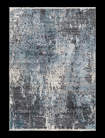 Tapis salon et chambre tissé motif abstrait MEDELLA