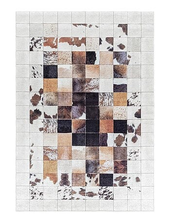 Tapis salon et chambre tissé motif animaux HUSLIO