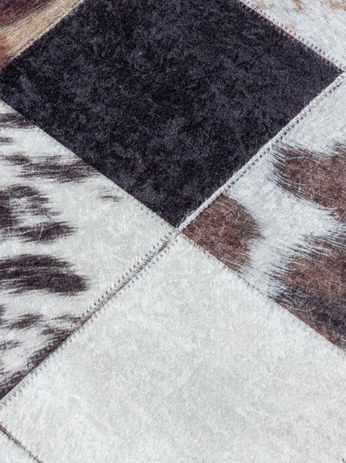Tapis salon et chambre tissé motif animaux HUSLIO - Kiabi