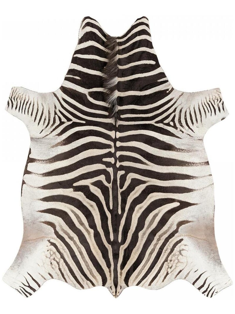 Tapis salon et chambre tissé motif animaux MARBEL 3 Noir - Kiabi