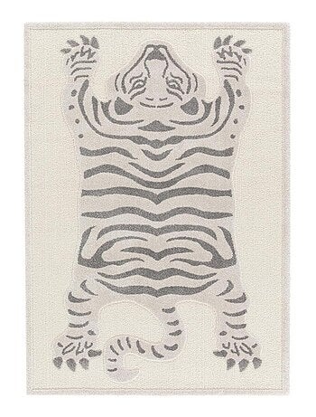 Tapis salon et chambre tissé motif animaux RIVIERA 2