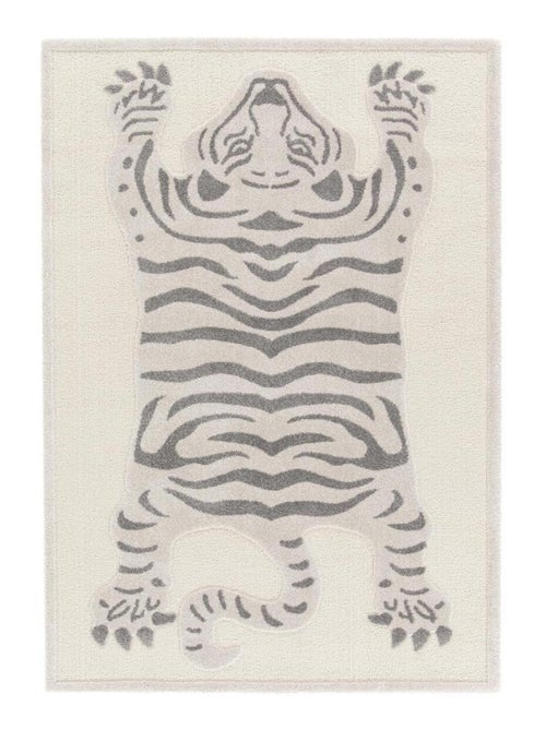 Tapis salon et chambre tissé motif animaux RIVIERA 2 - Kiabi