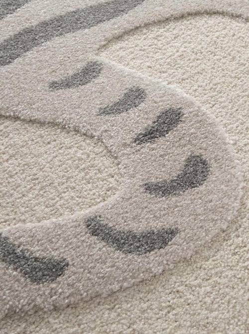 Tapis salon et chambre tissé motif animaux RIVIERA 2 - Kiabi