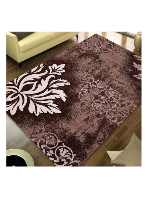 Tapis salon et chambre tissé motif baroque LYN8 BAR - Kiabi