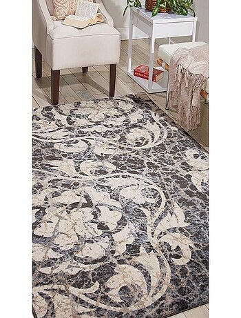 Tapis salon et chambre tissé motif baroque MAIXU