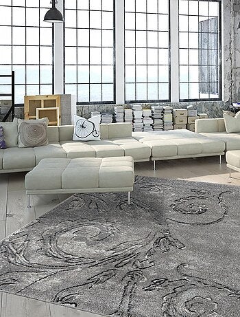 Tapis salon et chambre tissé motif baroque MUMBA D