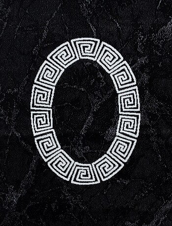 Tapis pour une chambre ou une entrée tissé motif baroque SAPURI