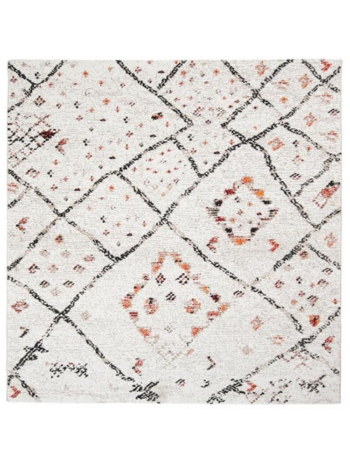 Tapis salon et chambre tissé motif berbère MORYLA C - Kiabi