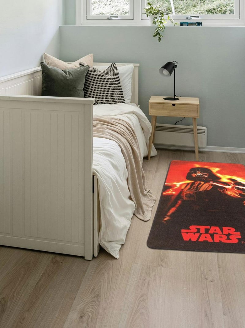 Tapis salon et chambre tissé motif enfant STAR WARS 6 Rouge - Kiabi