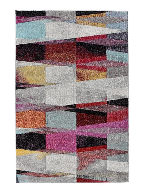 Tapis salon et chambre tissé motif ethnique ELYZA - Kiabi
