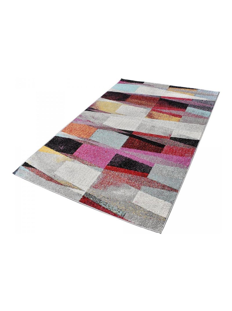 Tapis salon et chambre tissé motif ethnique ELYZA Multicolore - Kiabi