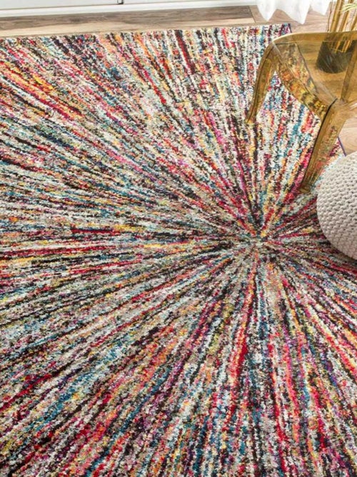 Tapis salon et chambre tissé motif ethnique IMPACT - Kiabi