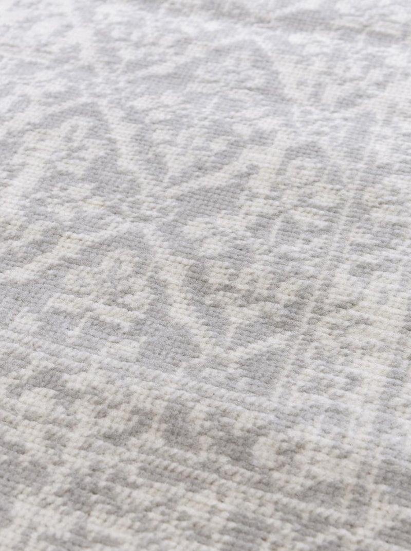 Tapis salon et chambre tissé motif ethnique LUMIN 4 Gris - Kiabi