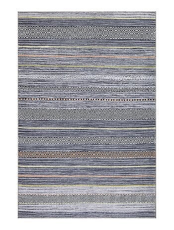 Tapis salon et chambre tissé motif ethnique NOBASTA