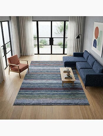 Tapis salon et chambre tissé motif ethnique NOBASTA