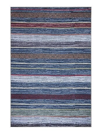 Tapis salon et chambre tissé motif ethnique NOBASTA