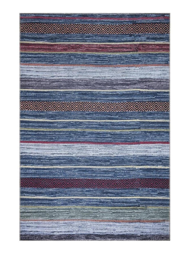 Tapis salon et chambre tissé motif ethnique NOBASTA Multicolore - Kiabi
