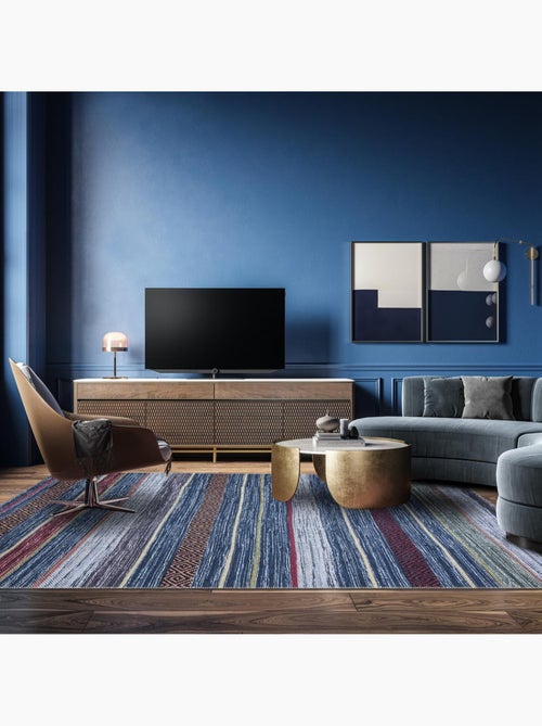Tapis salon et chambre tissé motif ethnique NOBASTA - Kiabi