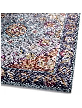 Tapis salon et chambre tissé motif ethnique VIVACE 5