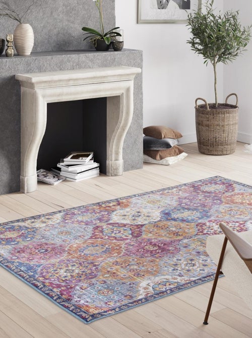 Tapis salon et chambre tissé motif ethnique VIVACE 5 - Kiabi