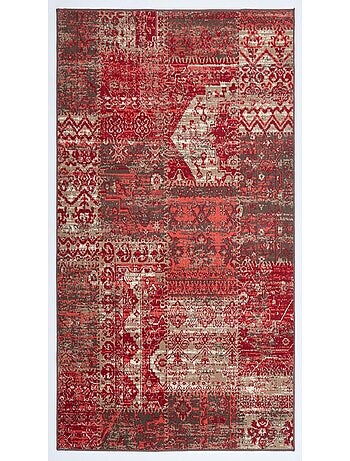 Tapis salon et chambre tissé motif ethnique WORKYPATCH