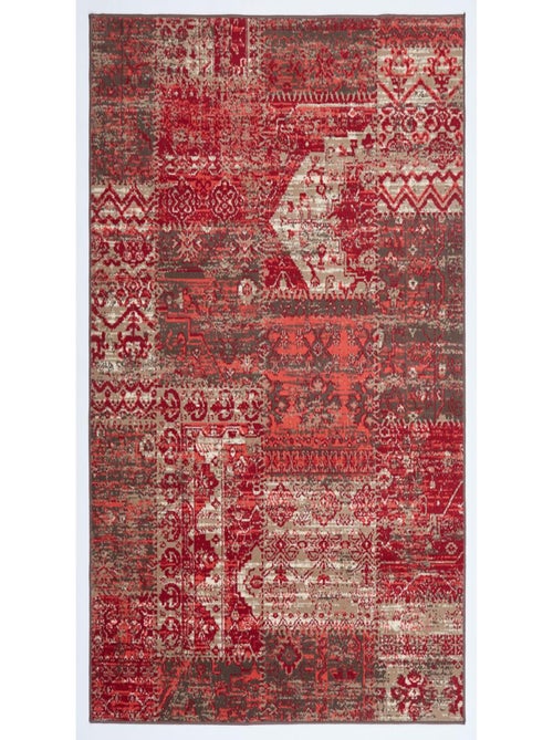 Tapis salon et chambre tissé motif ethnique WORKYPATCH - Kiabi