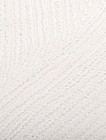 Tapis salon et chambre tissé motif faux uni DAMCIA