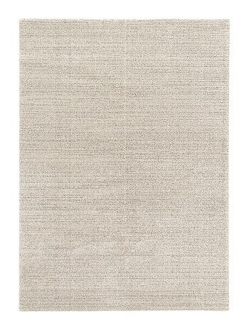 Tapis salon et chambre tissé motif faux uni GLACIA 1