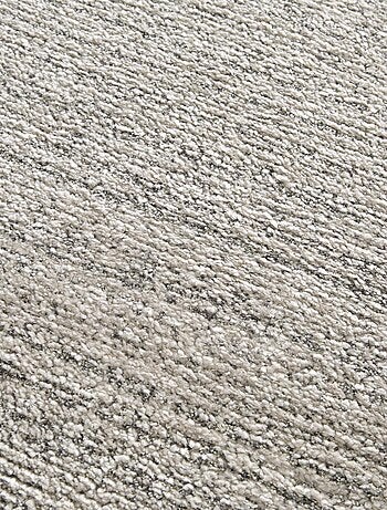 Tapis salon et chambre tissé motif faux uni GLACIA 1