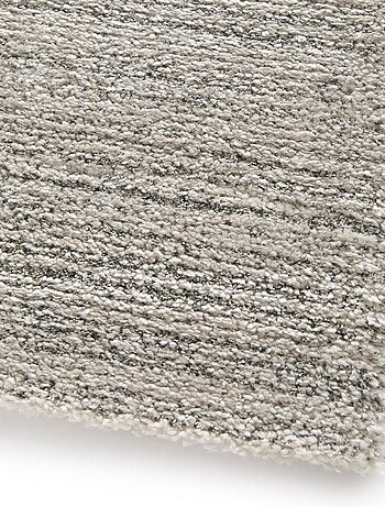 Tapis salon et chambre tissé motif faux uni GLACIA 1