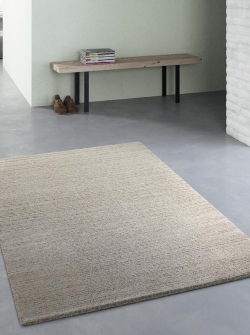 Tapis salon et chambre tissé motif faux uni GLACIA 1 - Kiabi Tapis salon et chambre tissé motif faux uni GLACIA 1 - Kiabi