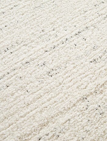 Tapis salon et chambre tissé motif faux uni GLACIA 1