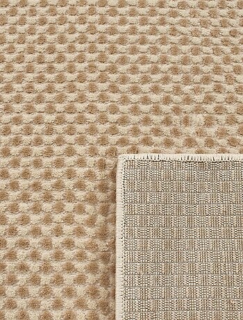 Tapis salon et chambre tissé motif faux uni LUNKIN 6