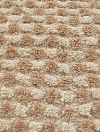 Tapis salon et chambre tissé motif faux uni LUNKIN 6