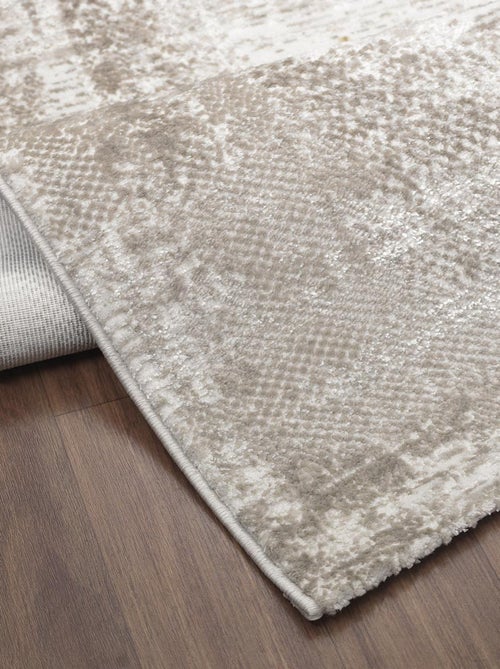 Tapis salon et chambre tissé motif faux uni LYN7 KALEE - Kiabi