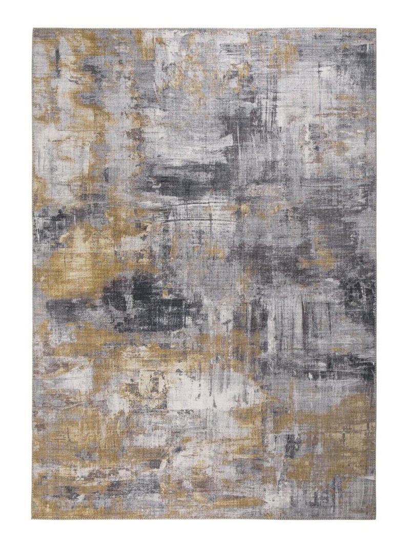 Tapis salon et chambre tissé motif faux uni NIKOL Gris - Kiabi