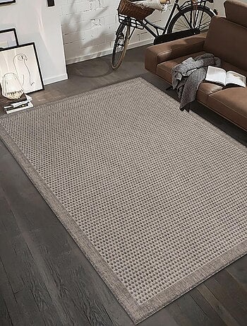 Tapis extérieur tissé kilim rectangle NOUCHY