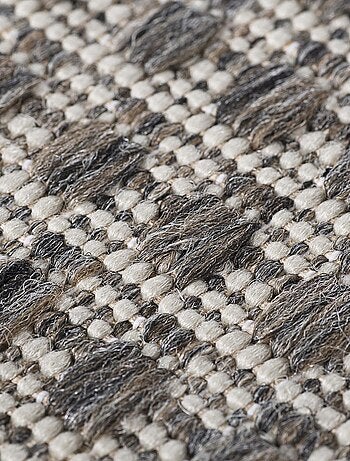 Tapis extérieur tissé kilim rectangle NOUCHY