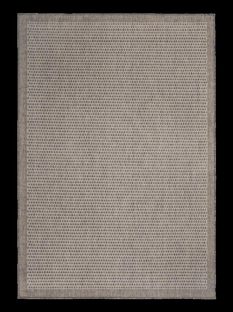 Tapis salon et chambre tissé motif faux uni NOUCHY Marron - Kiabi