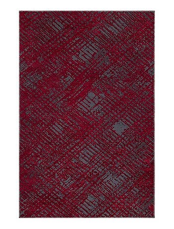 Tapis salon et chambre tissé motif faux uni TEREMINDE