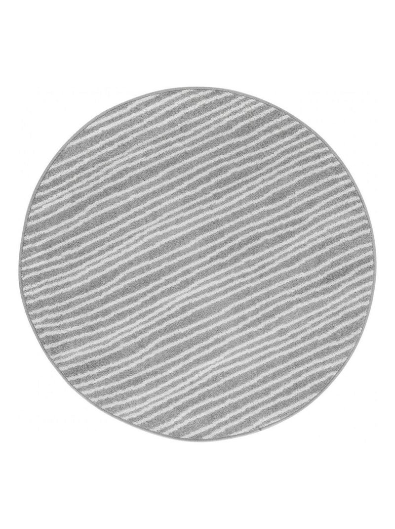 Tapis salon et chambre tissé motif faux uni VAGLA Gris - Kiabi