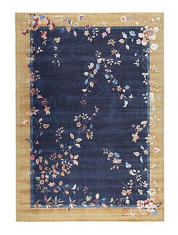 Tapis salon et chambre tissé motif floral VIVACE 7