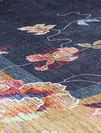 Tapis salon et chambre tissé motif floral VIVACE 7